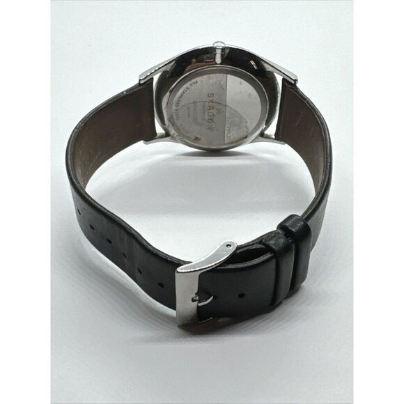 Skagen Holst SKW6220 Men\'s Black Leather Analog Dial Quartz Wrist Watch AEA206 main image 11